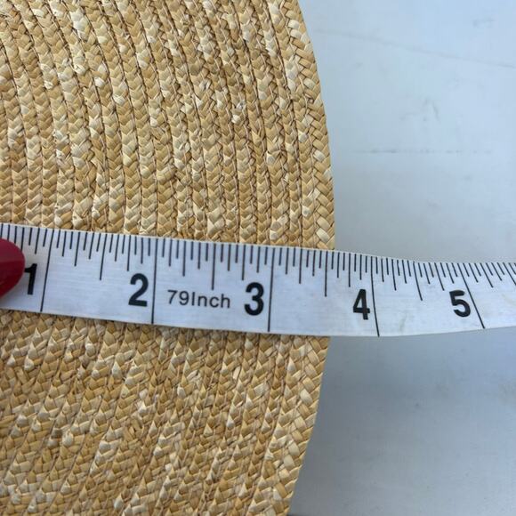 Lack Of Color The Spencer Straw Boater Hat Small Gold Band Summer - Picture 8 of 8